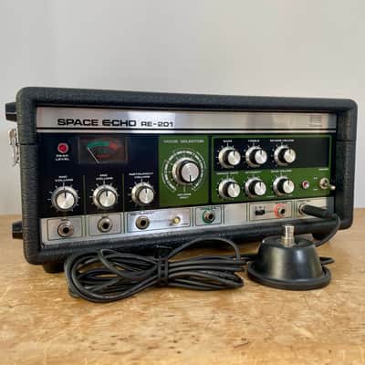 *SERVICED* - Excellent Condition, Roland RE-201 Space Echo Tape Delay / Reverb 1970s - Black - With FS-1 Footswitch and Extras