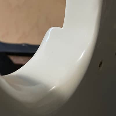 2021 Indonesia Kramer Baretta Special Vintage White Mahogany Guitar Body 6 Post Tremolo image 7