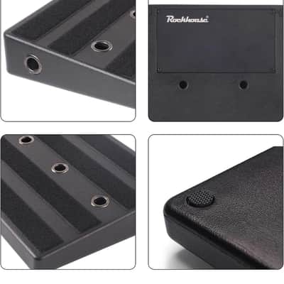 Guitar Pedal Board High-Hardness PE Pedal Board with Compartment 11 Hole Storage Power Cord Lightweight Pressure and Drop Resistance Pedal Boards for Guitars image 6