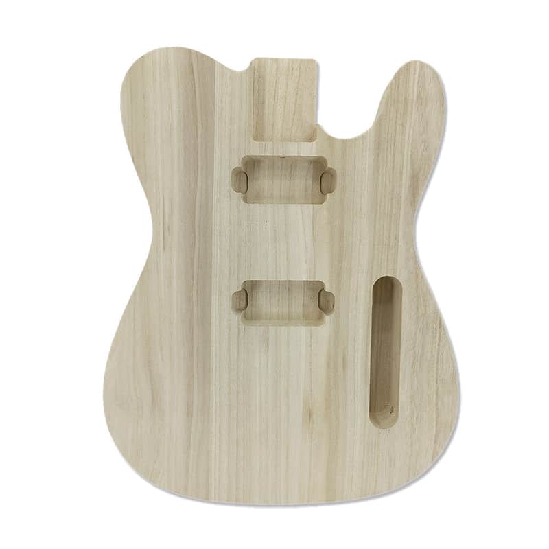 Telecaster Style Electric Guitar Body, Paulownia Wood image 1