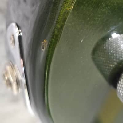 Washburn Pro XB200 Lefty Electric Bass Guitar - Translucent Green image 9