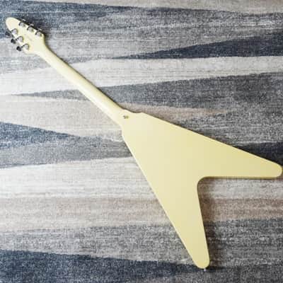 Edwards by ESP E-FV-85D LH Left-Handed Flying V Vintage White MIJ