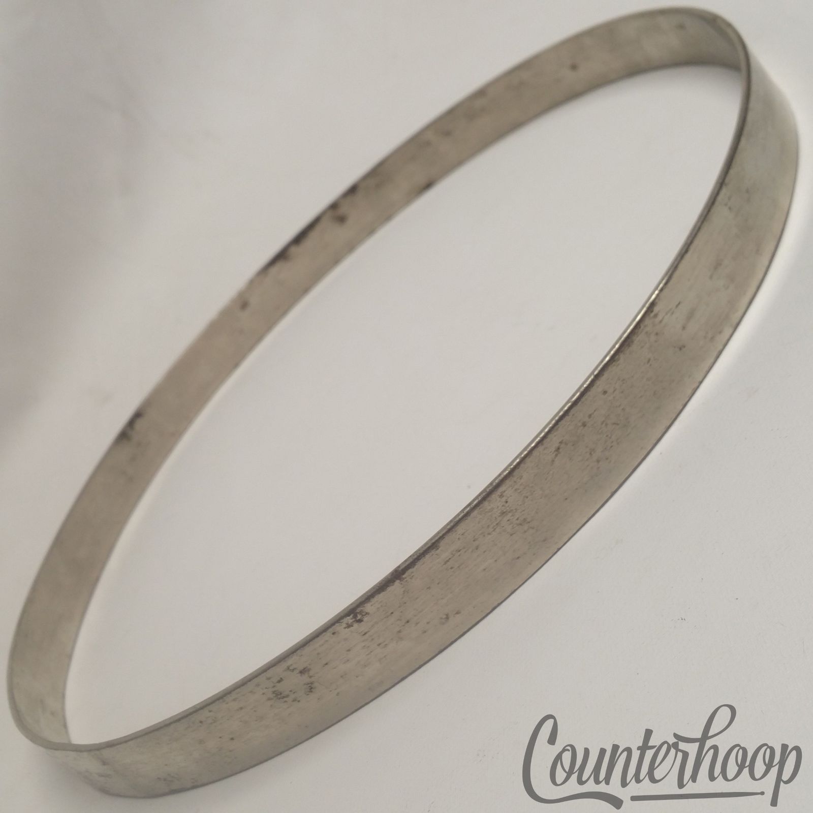 Leedy 11 1/8" Tom Batter/Resonant Drum Rim/Hoop Nickel USA Stick Chopper Banjo* — main photograph