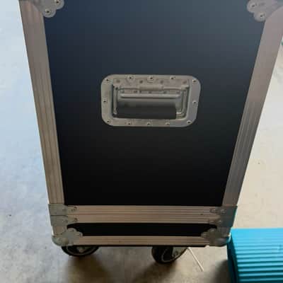 Pro X Case  Amplifier Road Case 212 Combo road case Mid -90s  - Black / Mill finish image 5