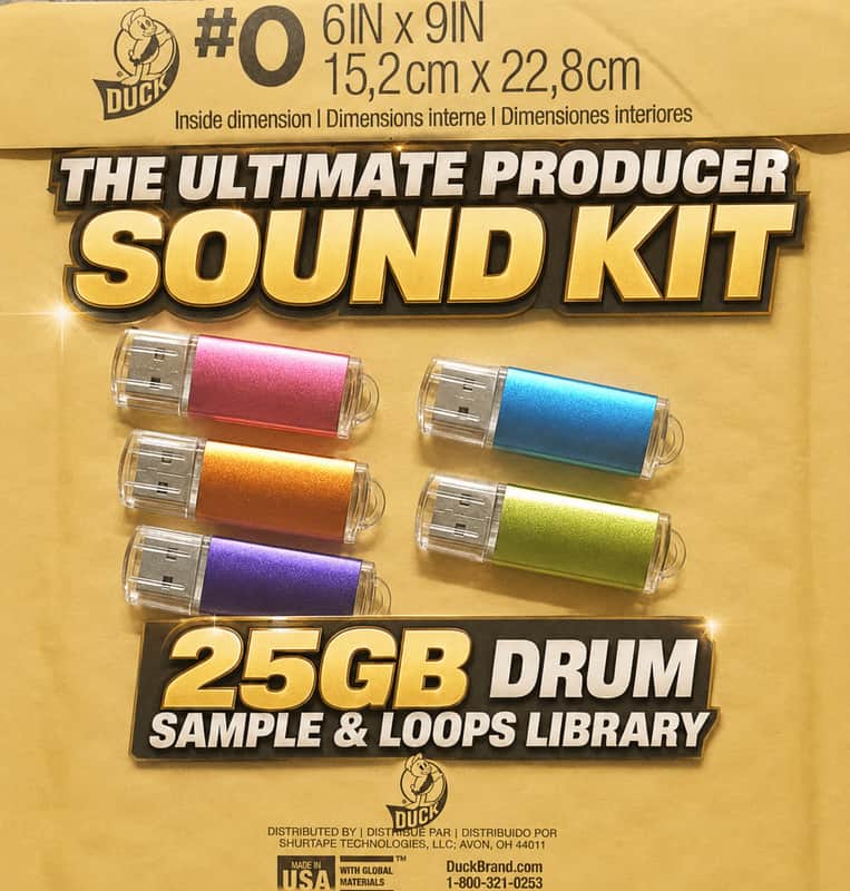 PRODUCER SOUND KIT DRUM LOOP ARCHIVE | WAV files ON USB | INSTANT D0WNL0AD image 1