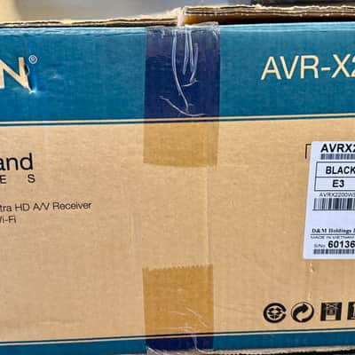 Denon AVR-X2200W 7.2 Ch 4K Ultra HD BT Atmos Receiver Remote Mic Antennas Box; Tested image 24