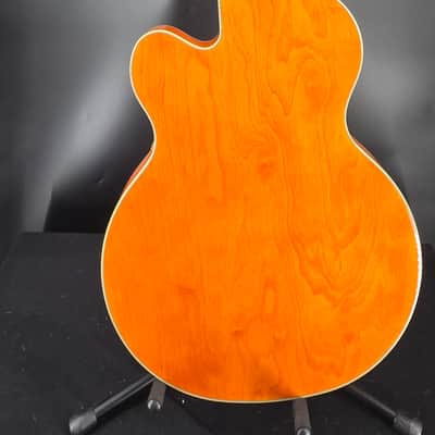 Gretsch Synchromatic™ Nashville™ Hollow Body Single-Cut with Bigsby®, Ebony Fingerboard, 50's Orange Stain image 7