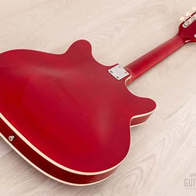 1968 Kay Clermont S667 Vintage Hollowbody Guitar Near-Mint, Valco-Made w/ "Power Tone" Gold Foils, Case image 14