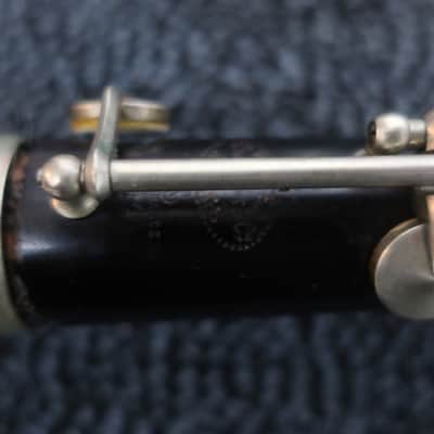 Vintage 1930s Buffet Crampon & Cie Clarinet Buffet LP Low E Made In Paris France Straight Clarinet Straight Wood Original Case image 4