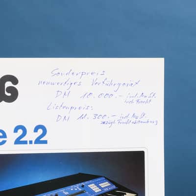 PPG Wave 2.2 synthesizer original brochure image 2