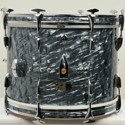 Sonor 20/12/13/16/5x14" 60's “New York” Drum Set Slate Pearl image 11