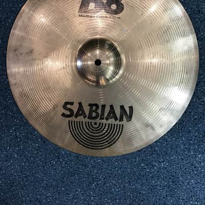 Sabian B8 16” MEDIUM CRASH LATE 2000’s - GOLD image 1