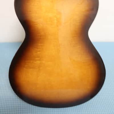 Vintage 1960s  Framus Parlor Model 5/10 "Serenade" Small Body Acoustic Guitar West Germany Clean Original Fuax Gator Case Hang Tags & Original Pick WOW image 8