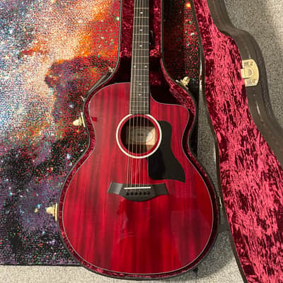 Taylor 224ce DLX LTD 2023 - Transparent Red image 3