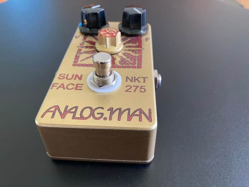 Analogman Sun Face Red Dot NKT-275 Germanium Fuzz with Sun Dial