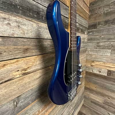 Ernie Ball Music Man Sterling 4 H with Maple Neck & Rosewood Fretboard 2005 Blue Pearl image 3