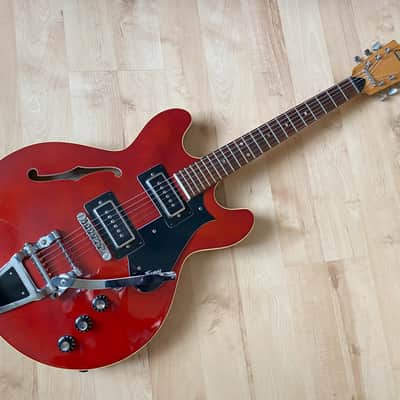 Rare early 70‘s Framus Caravelle 5/117 in cherry finish image 1