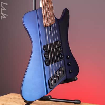 Dingwall D-Roc Standard 5-String Bass Matte Blue to Purple Colorshift B-Stock image 3