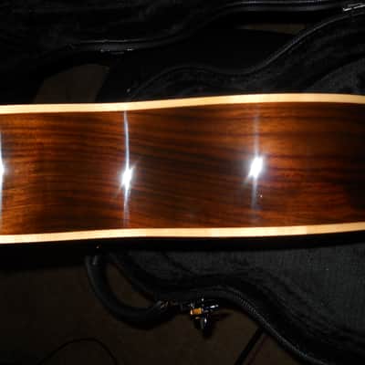 Fowlcon Guitar Company Hand Made 'Yulong Guo' Parlor Guitar "Sunburst" w/OHSC image 9