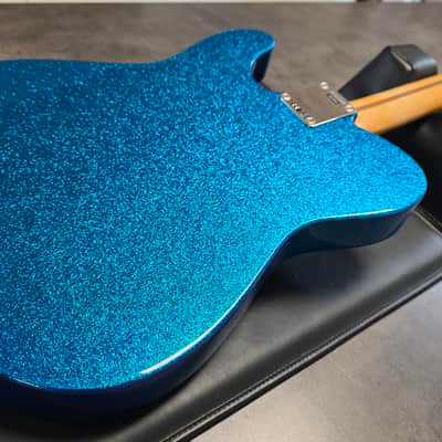 Fender 1958 Telecaster J Mascis BRAND NEW Artist Signature Custom Pickups Mirror Pick Guard Aged Road Worn Relic Neck 50s Vintage Reissue Tele Guitar - Bottle Rocket Blue Flake Metallic image 10