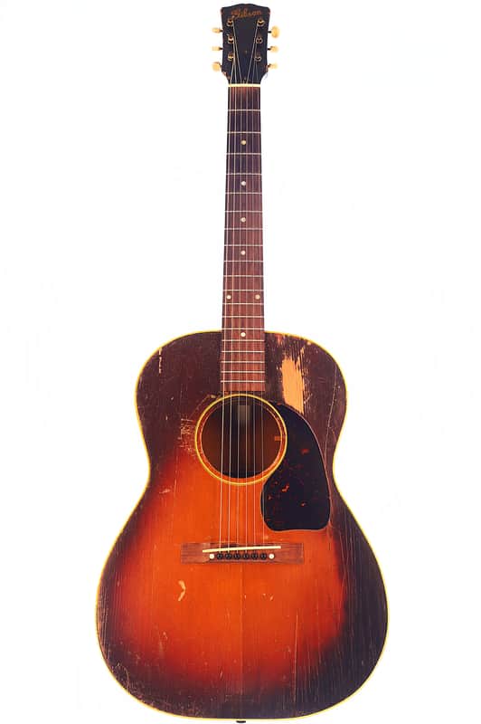 Gibson LG-2 1946 Acoustic Guitar – A Road-Worn Vintage Player with Soul, Tone, and True Post-War Magic - check video! image 1