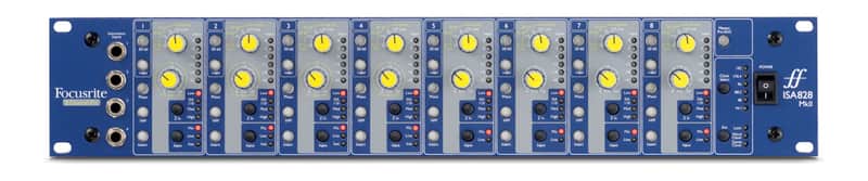 Focusrite ISA 828 eight-channel mic preamp image 1