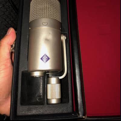 Neumann U 47 fet Large Diaphragm Cardioid Condenser Microphone 1969 - 1986 - Nickel image 2
