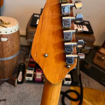 Rare 1960's Teisco Del Rey EV-1 Phantom Guitar Black image 6