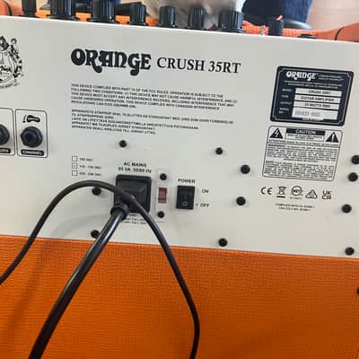 Orange Crush 35RT 2021 - Classic Orange tolex with woven grille cloth image 3