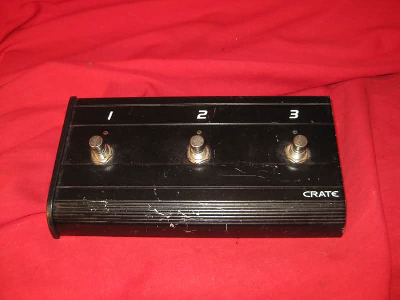 CRATE 3 Channel Button FOOTSWITCH Amp Foot Switch CFP-3 PEDAL image 1