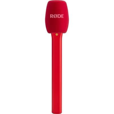 Rode Interview Micro Handheld Mic Adapter for Wireless Micro (Red) image 1