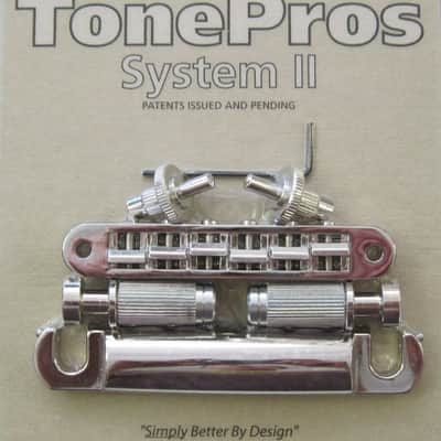 TonePros LPS02-N Standard Tuneomatic/Tailpiece Set Nickel
