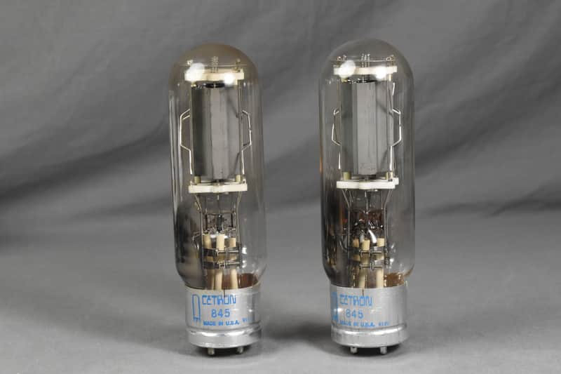 Cetron 845 Vacuum tube pair Made in USA In Excellent Working
