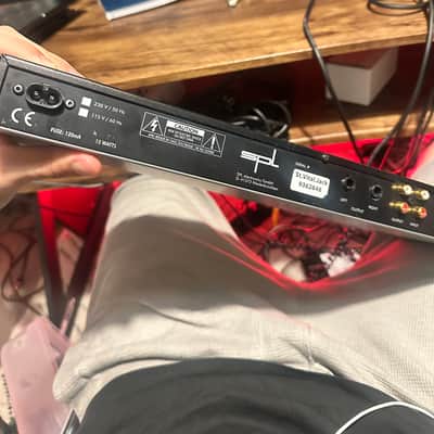 SPL 9736 Stereo Vitalizer Jack Signal Processor 1997 - 2003 - Black w/ Blue Lightning image 6