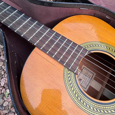 1965 Gibson C-1 Classic nylon string classical guitar. ORIGINAL Owner image 5