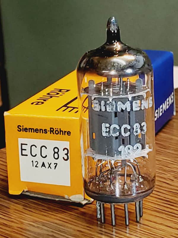 12AX7 Siemens NOS/NIB Smooth Plate MaxiPreamp2/TV7 Tested (1)Tube Lot image 1