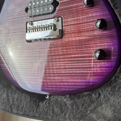 Ernie Ball Music Man John Petrucci Signature JP6 purple nebula image 3