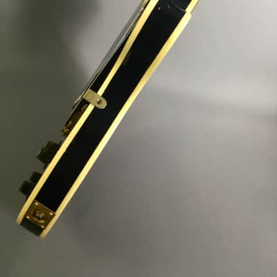 Vintage 1969 Matsumoku MIJ Aspen Single Cut Les Paul Piano Black LP Aged Gold HSC 7.1 lb image 14