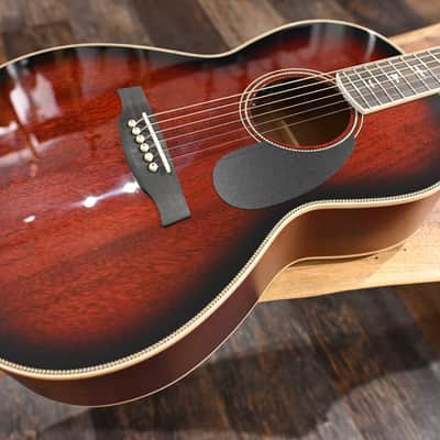 PRS SE P20E Parlor Acoustic Guitar Fire Red Burst #422 image 18