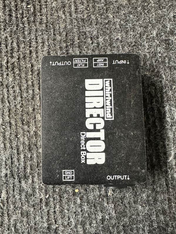 Whirlwind DIRECTOR Direct Box with Ground Lift 2010s - Black image 1