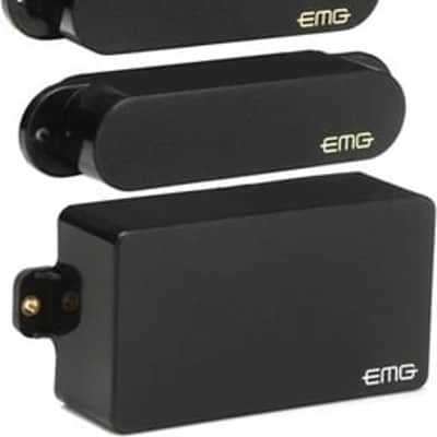 EMG SA/SA/81 Active Guitar Pickup Set for H/S/S Fender Strat/Stratocaster, Black - New image 2
