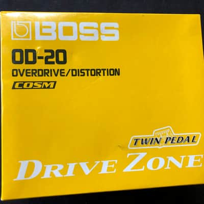 Double pédale Boss OD-20 Overdrive/Distortion Drive Zone avec boite et manuel image 12