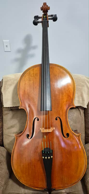 Dan Wall Montagnana/Maggini Hand-Carved Cello With Lots of Extras image 1