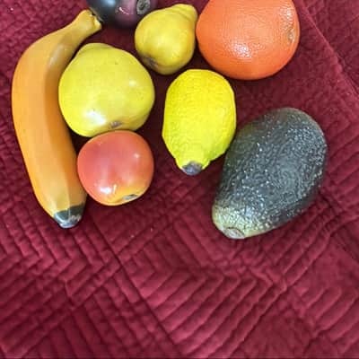 Lot Of 8 Children Quality Vintage Fruit Percussion Maracas image 4
