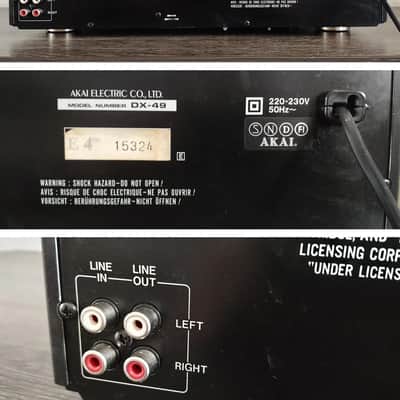AKAI DX-49 Rare Vintage Cassette Deck Serviced Warranty Tested Dolby B/C Serviced image 17