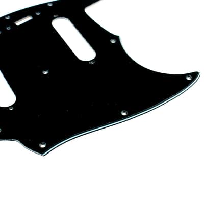 Replacment Pickguard For Mustang Classic Series style ,3ply Black image 3