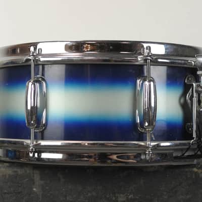 1960s Slingerland 5x14 Blue & Silver Duco Hollywood Ace Snare Drum image 7