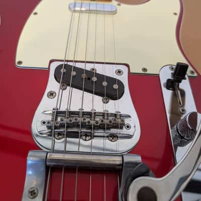 Fender Telecaster TL62B 100 BTX Japan CIJ Bigsby Double Bound Body Red image 9