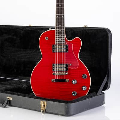 USED 2000 DeArmond M-72 Bluesbird - Red with Hardshell Case image 2