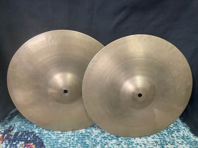 Zildjian Frankie Banali's 13" Vintage Hi Hats (#106) Unsigned 1950s image 1